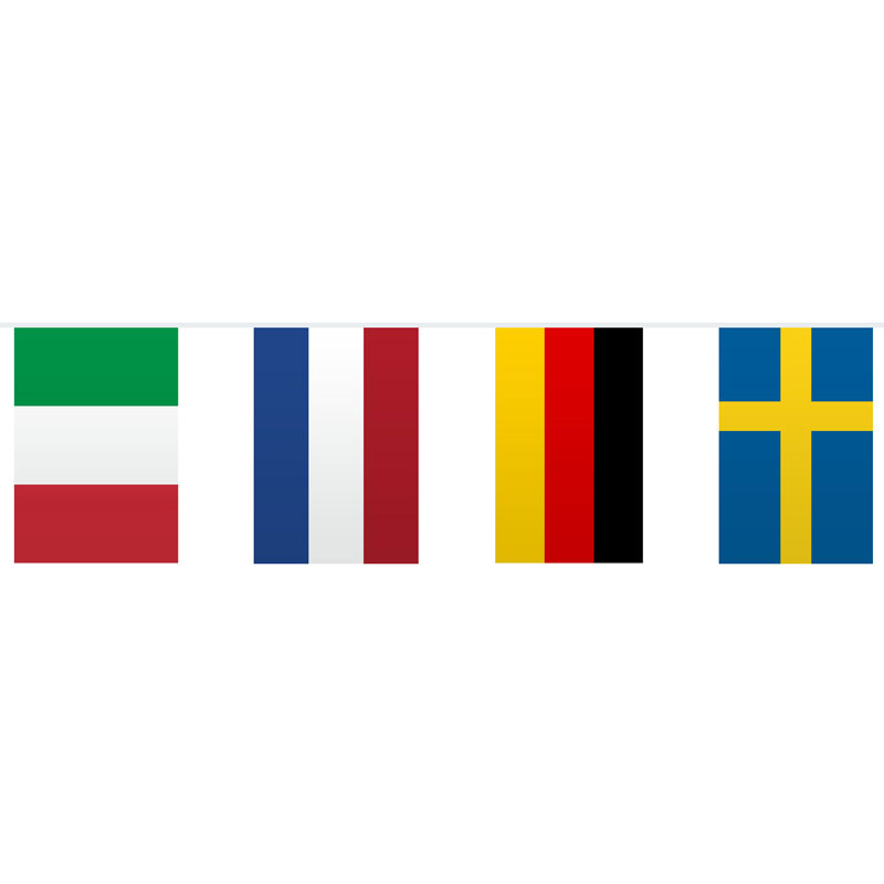 Läs mer om Flaggirlang Europeiska Flaggor