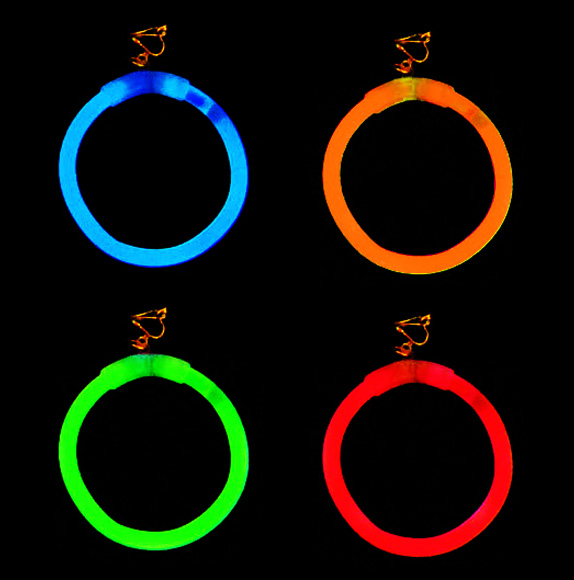 Glow Earrings (2-pack Gröna)