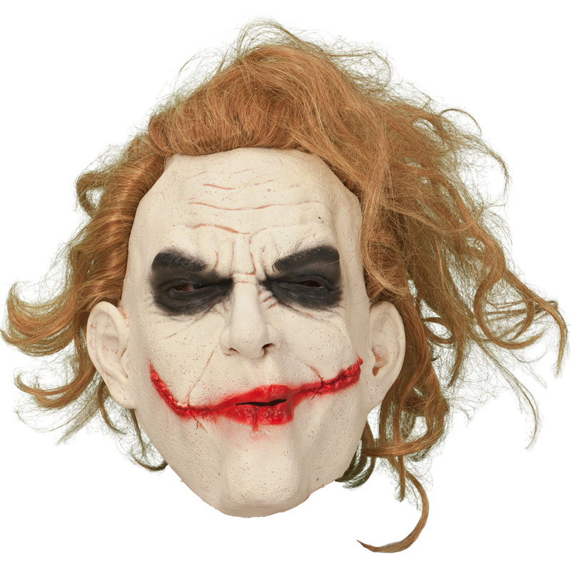 Läs mer om Jokern Mask med Hår