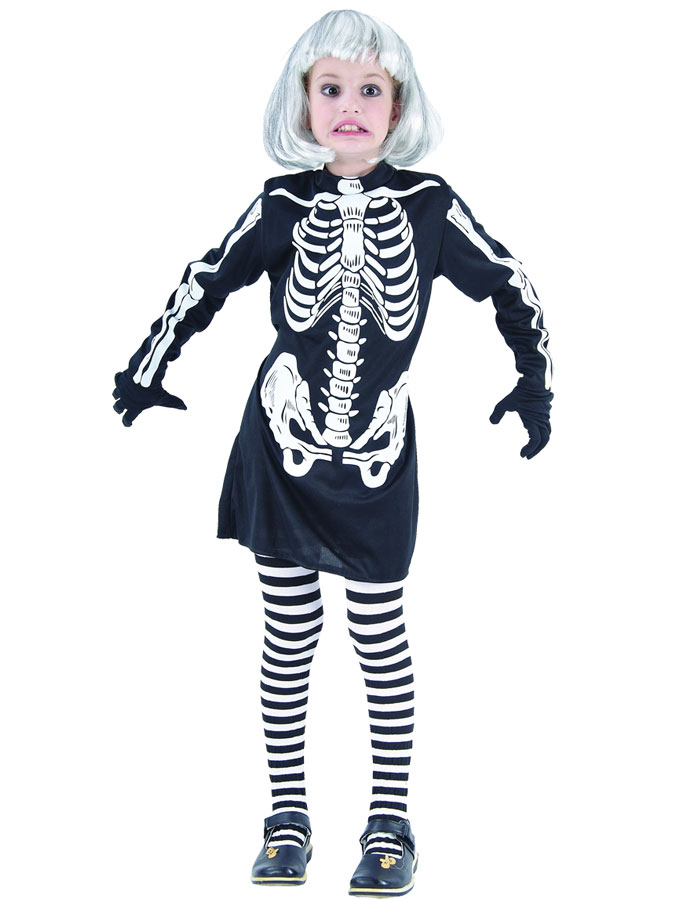 Maliciös Skelettklänning Barn