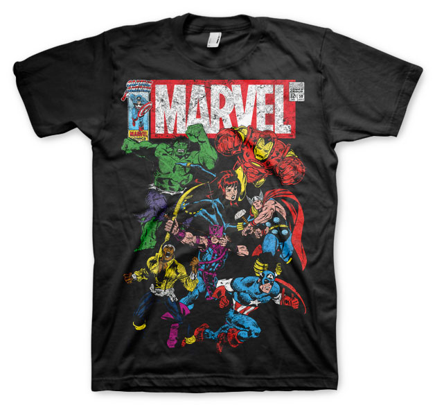 Läs mer om Marvel Comics Team Up T-shirt