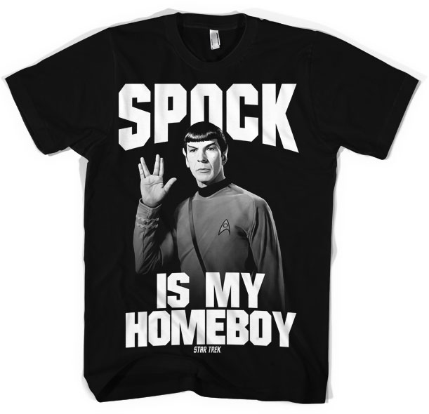 Läs mer om Spock Is My Homeboy T-shirt