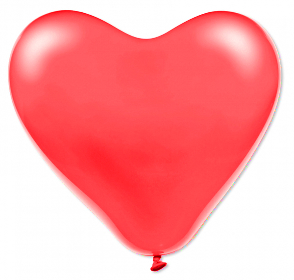 Läs mer om Hjärtballonger Röda
