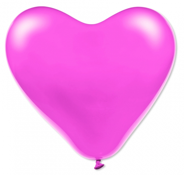 Hjärtballonger Rosa (10-pack)