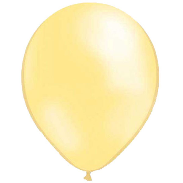 Läs mer om Metallic Ballonger Elfenben