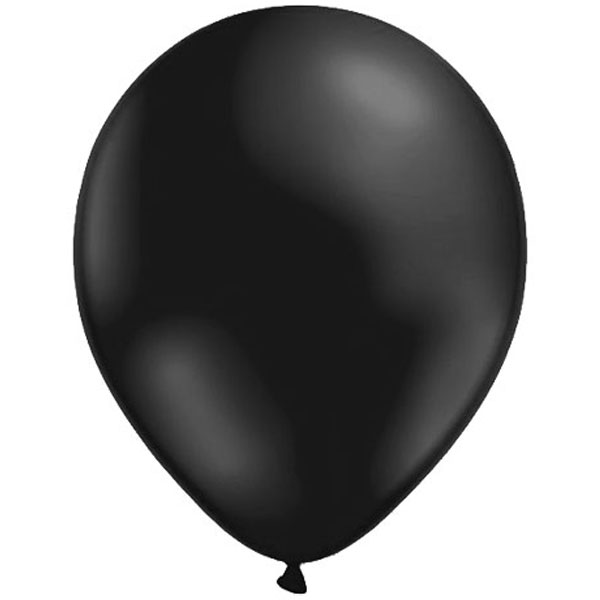 Läs mer om Metallic Ballonger Svarta