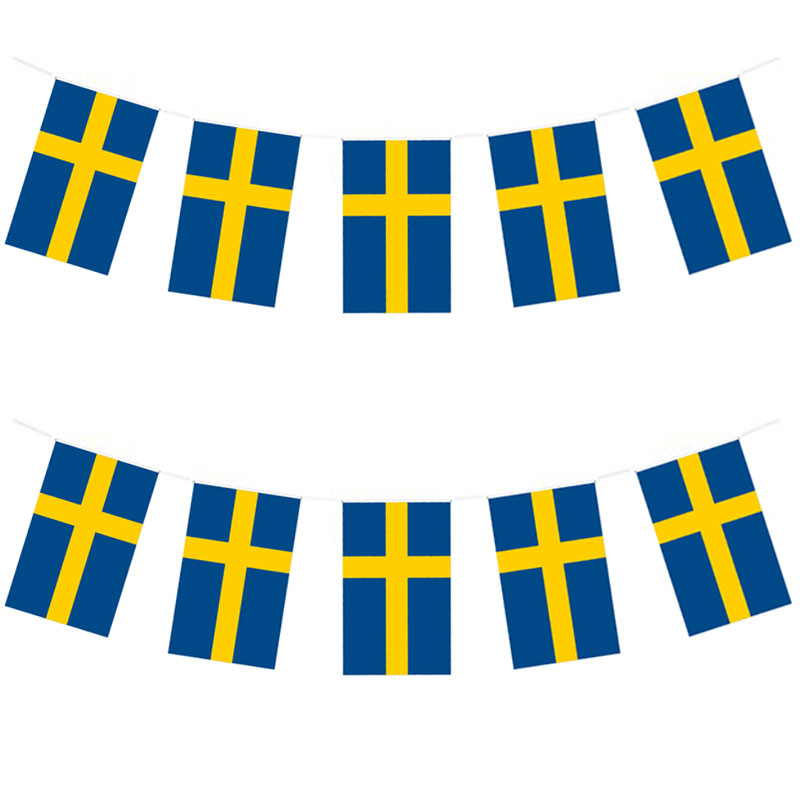 Läs mer om Svenska Flaggan Girlang