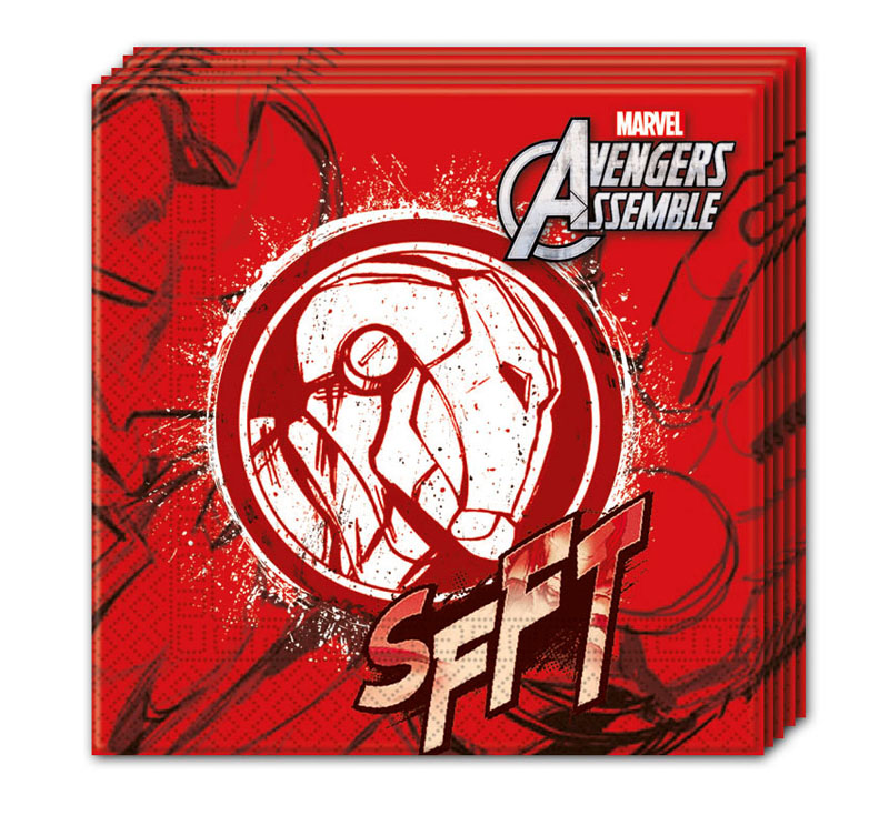 Läs mer om Avengers Iron Man Servetter