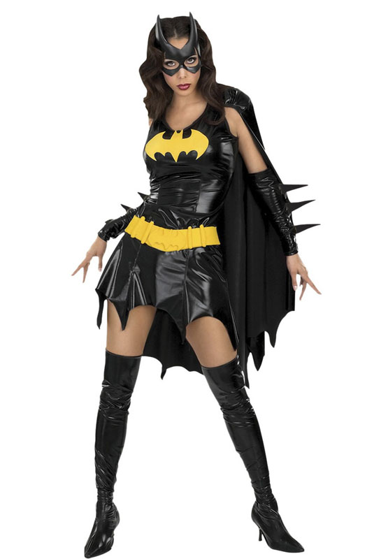 Batgirl Maskeraddräkt (X-Small (str. 34-36))