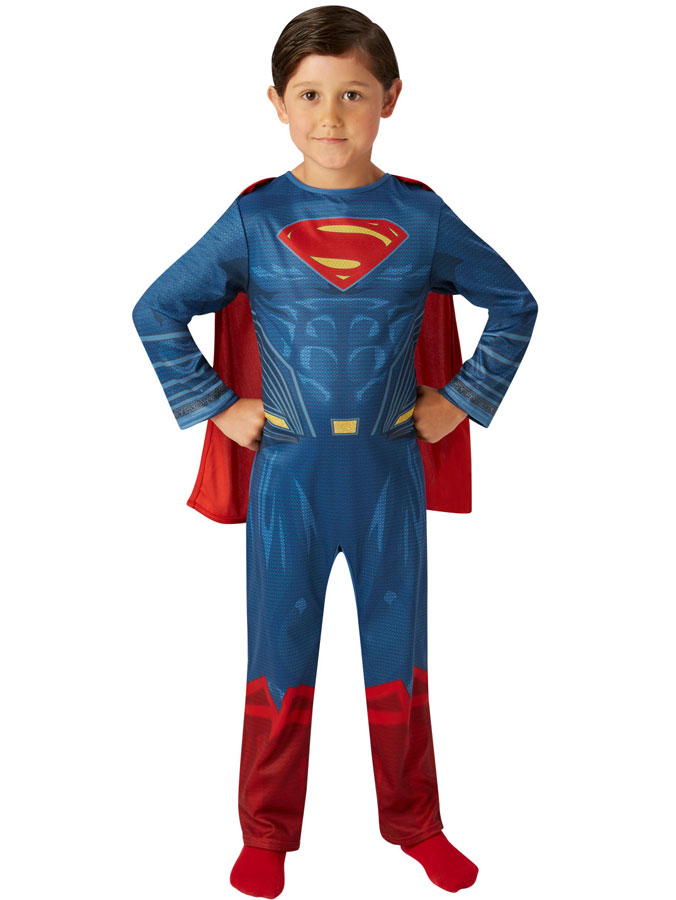 Man of Steel Superman Barn Maskeraddräkt (Small (3-4 år))