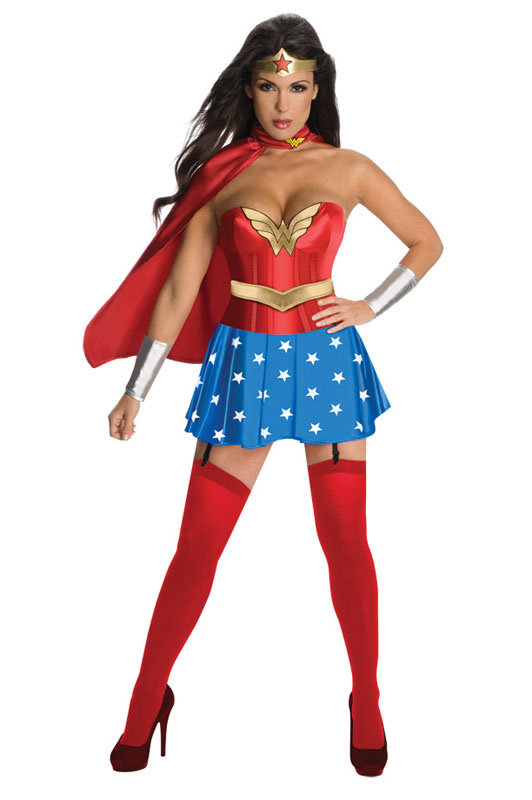 Wonder Woman Maskeraddräkt Deluxe (X-Small)