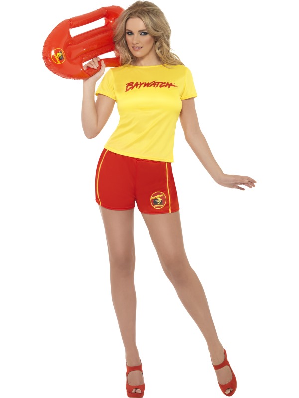 Baywatch Kvinnlig Livräddare Maskeraddräkt (Small)