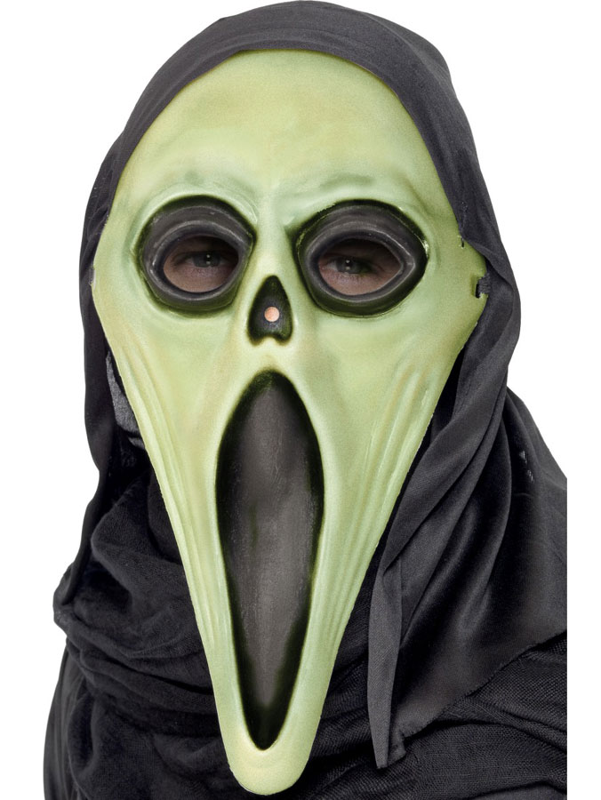 Självlysande Scream Mask