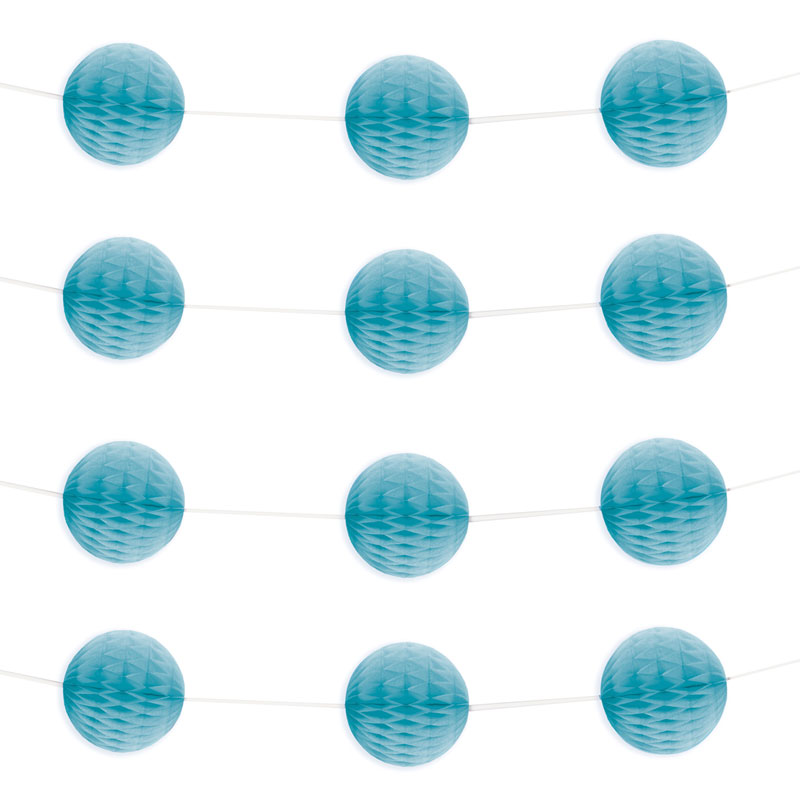 Läs mer om Hängande Honeycomb Dekorationer Blå