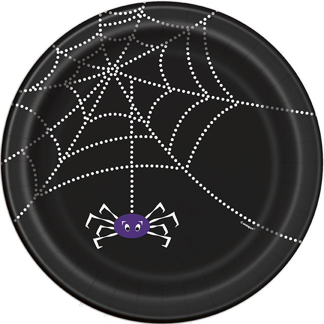 Spider Web Papptallrikar