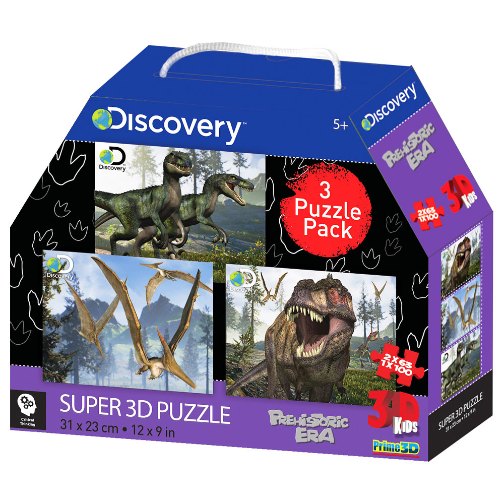 3D Dinosaurie Pussel Set