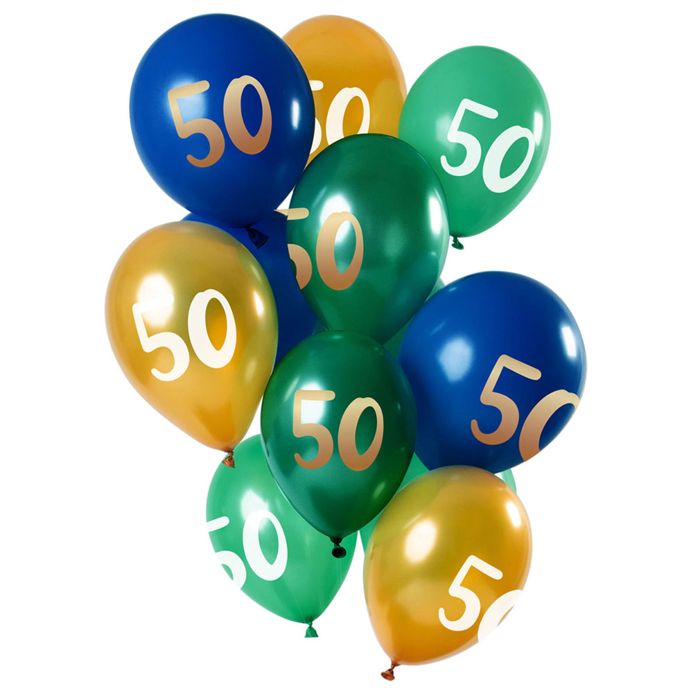 Läs mer om 50-års Ballonger Golden Emerald