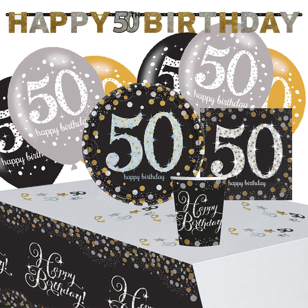 Läs mer om 50-års Kalas Sparkling Celebration Kit 8 Pers