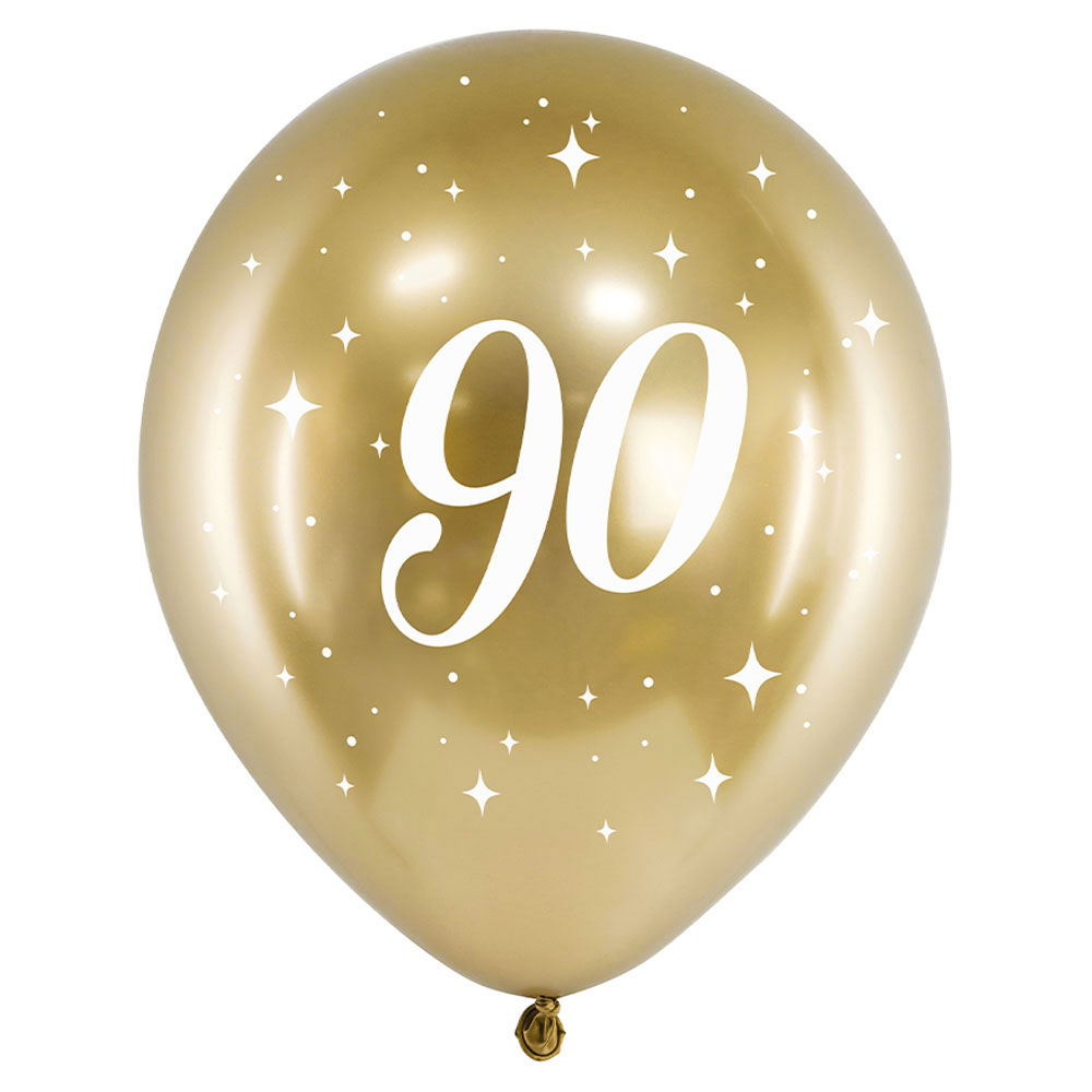 Läs mer om 90-års Ballonger Guld