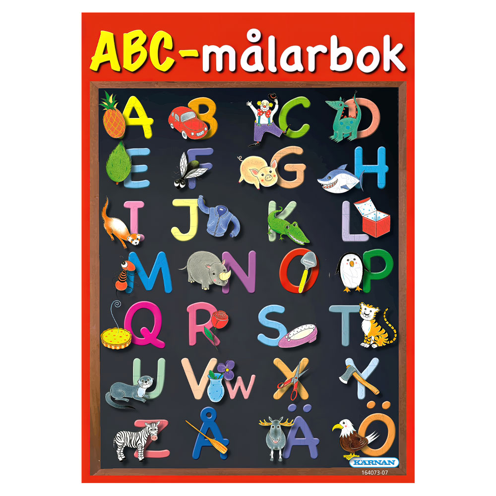 ABC Målarbok