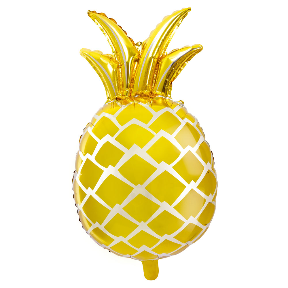 Läs mer om Ananas Guld Folieballong