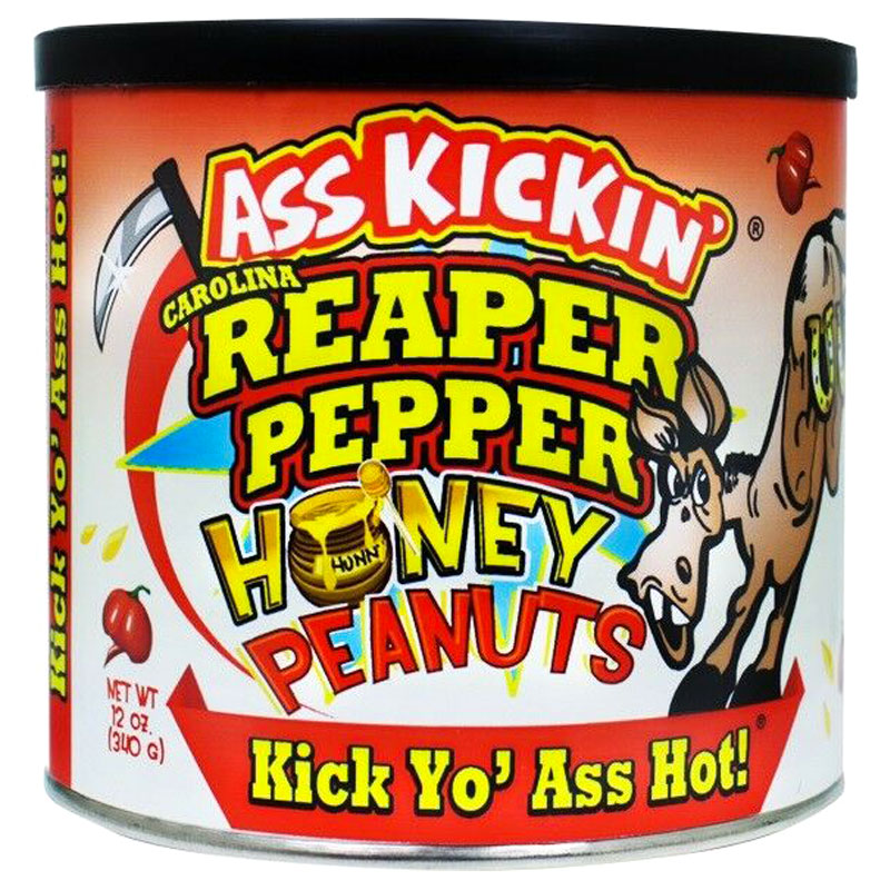 Ass Kickin' Carolina Reaper Honungsjordnötter