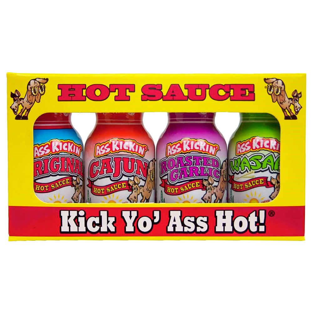 Ass Kickin' Hot Sauce Shots 4-pack