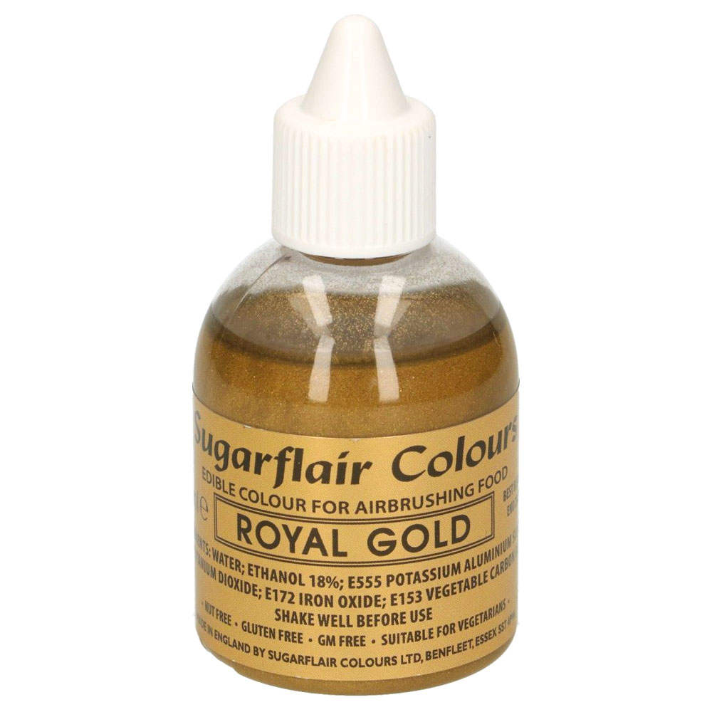 Läs mer om Ätbar Airbrushfärg Royal Guld
