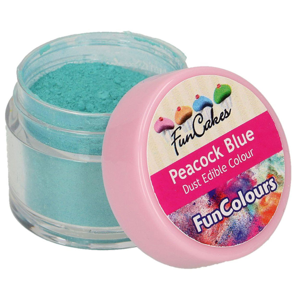 Läs mer om Ätbar Pulverfärg Peacock Blue