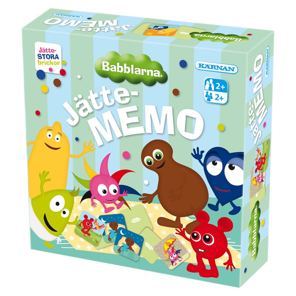 Läs mer om Babblarna Jätte-Memo Spel