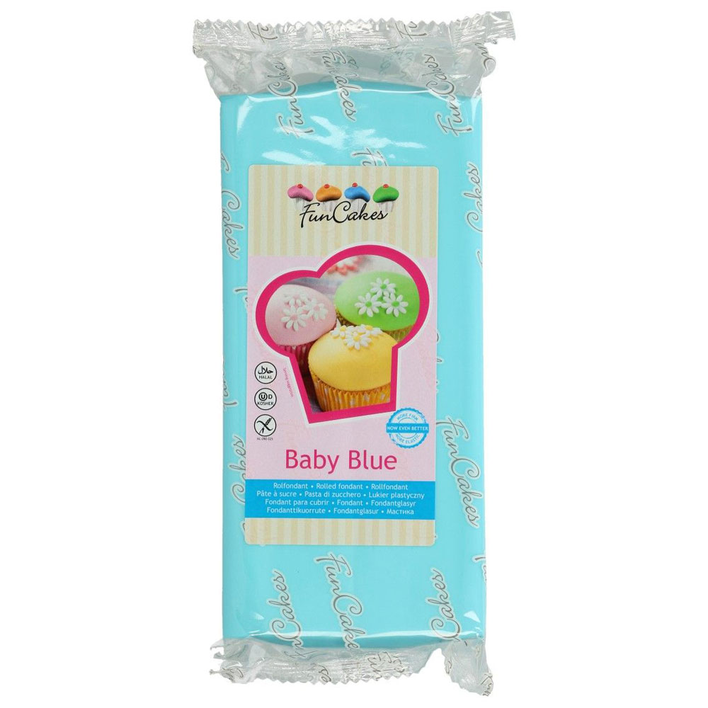 Läs mer om Babyblå Sockerpasta 1kg