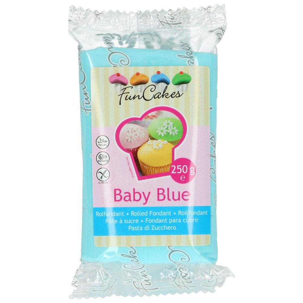 Läs mer om Babyblå Sockerpasta Baby Blue