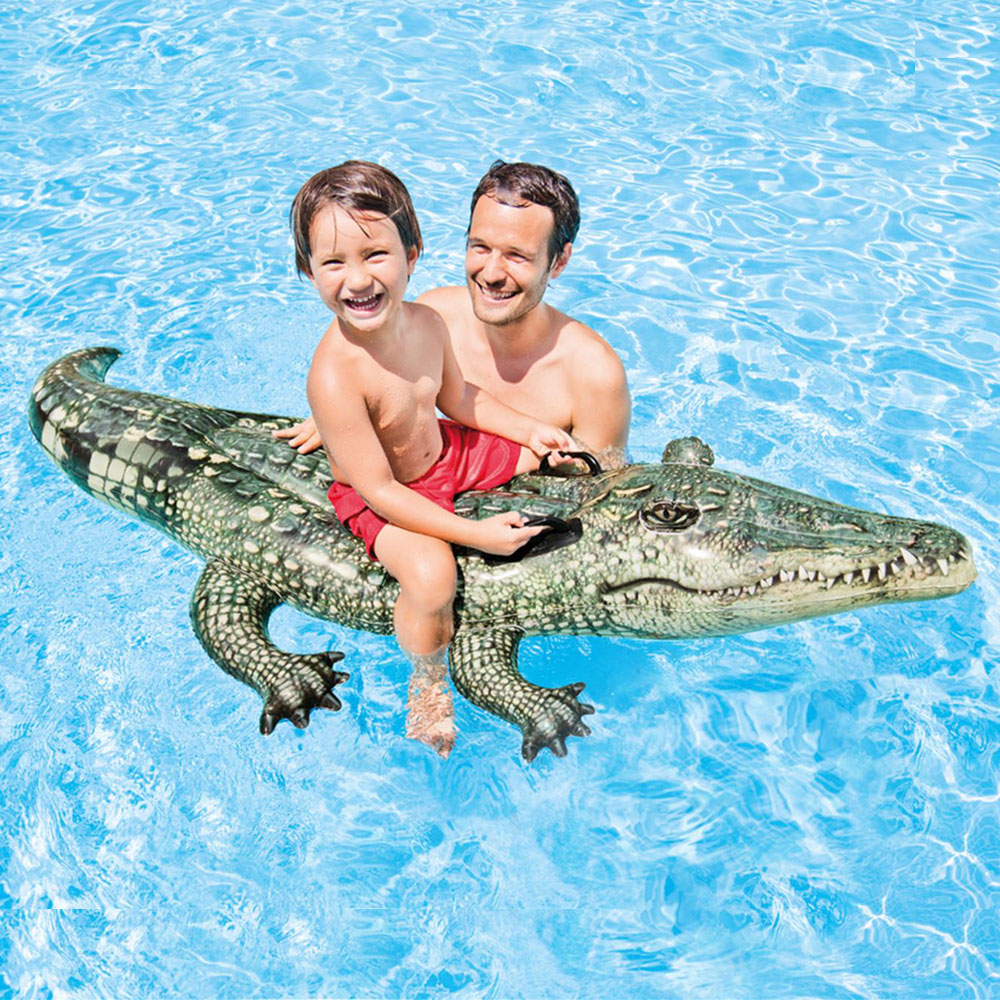Badmadrass Alligator för Barn