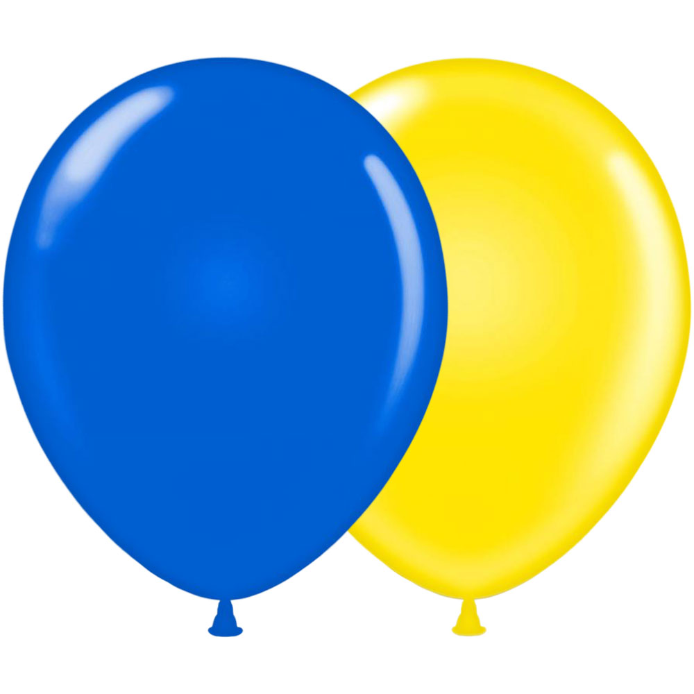Läs mer om Ballonger Blå/Gul