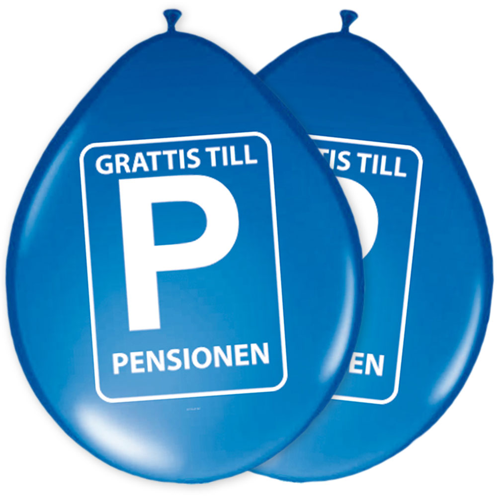 Läs mer om Ballonger Grattis Till Pensionen