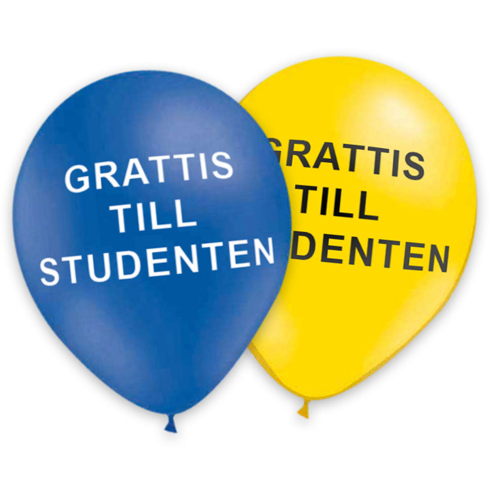 Läs mer om Ballonger Grattis Till Studenten