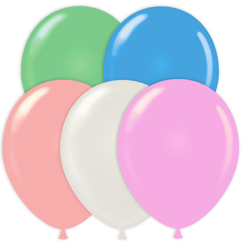 Läs mer om Ballonger Kombo Pastell