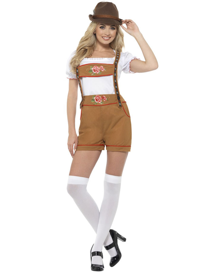 Läs mer om Beer Girl Lederhosen Dräkt