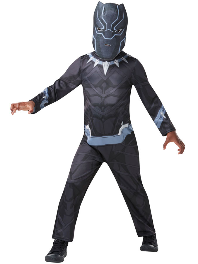 Black Panther Dräkt Barn (Small (3-4 år))