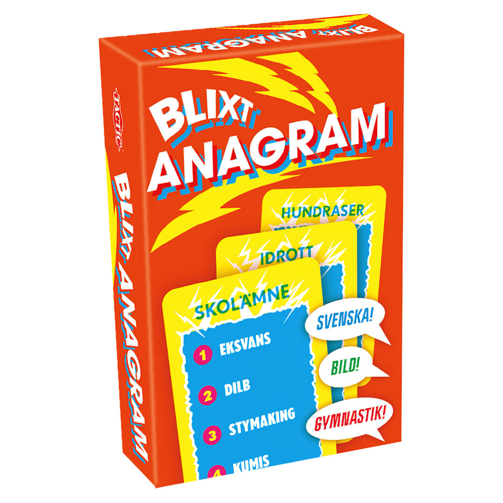 Läs mer om Blixt Anagram Kortspel