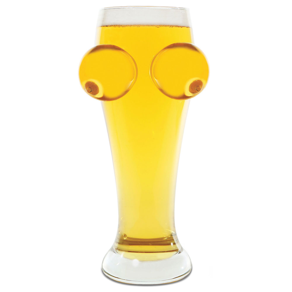 Boobies and Beer Ölglas