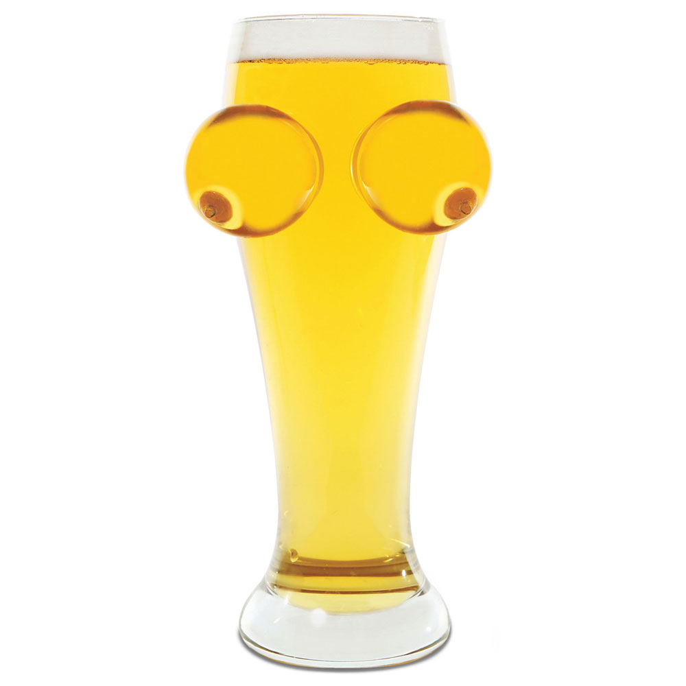 Boobies and Beer Ölglas