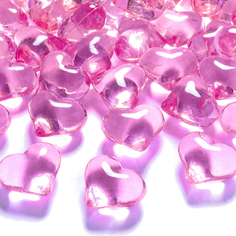 Bordsdekorationer Hjärtan Rosa