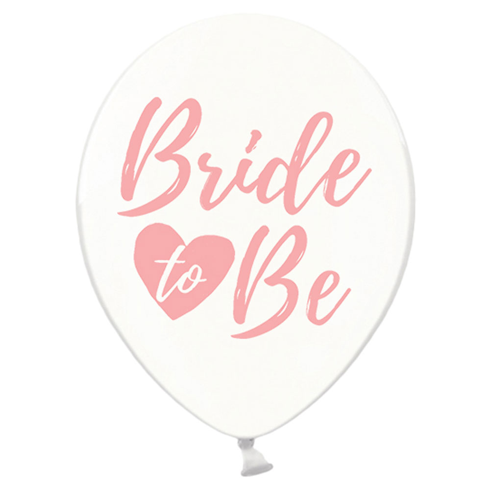 Läs mer om Bride To Be Latexballonger Rosa