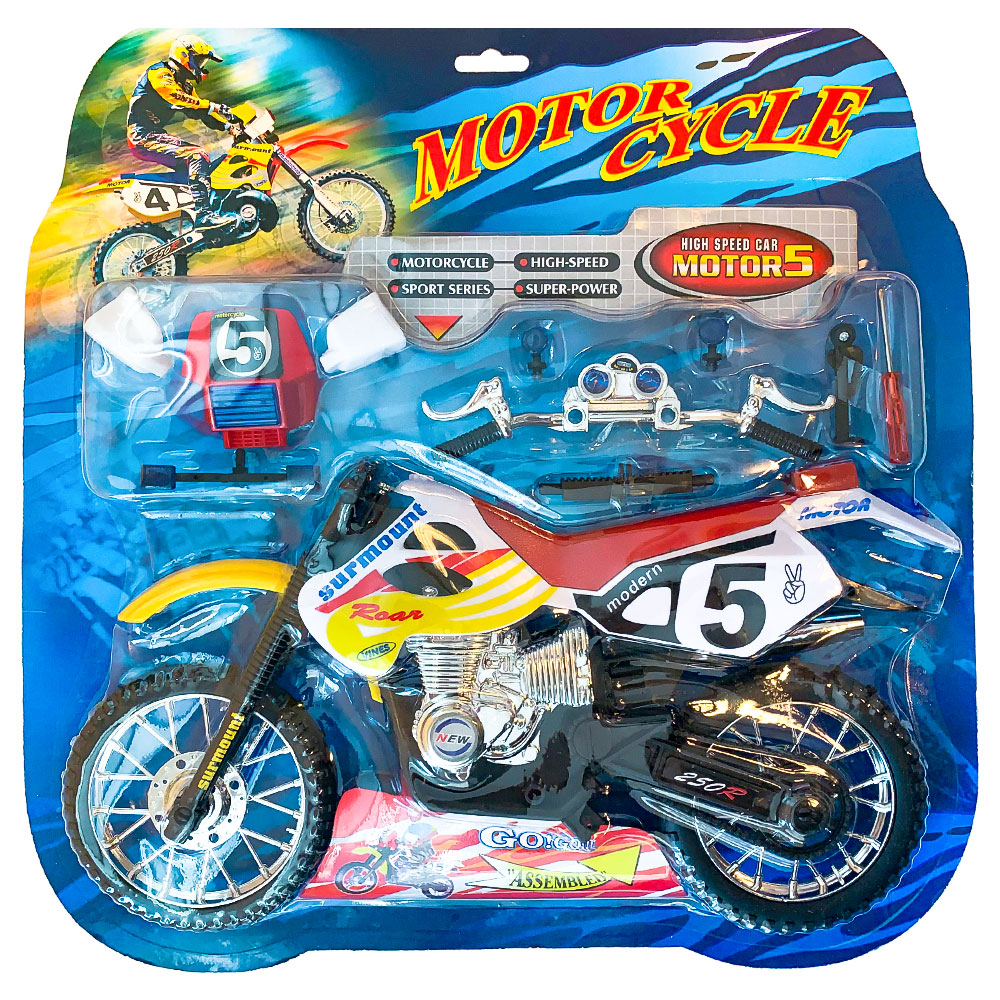 Läs mer om Bygg Ihop Motocross Leksak