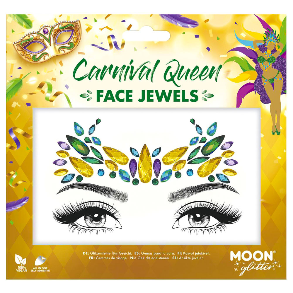 Läs mer om Carnival Queen Ansiktssmycke