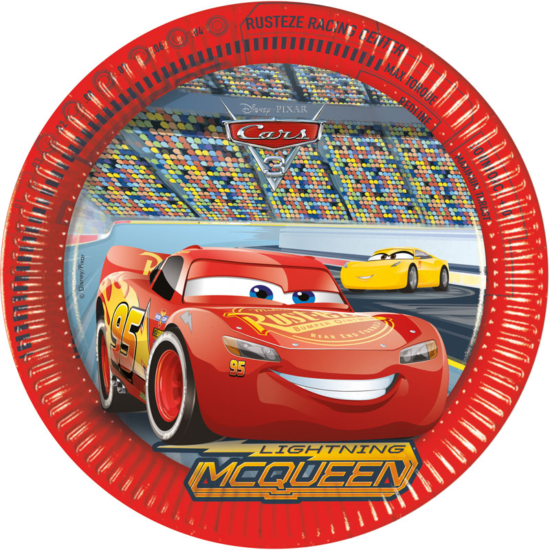 Läs mer om Cars 3 Papptallrikar