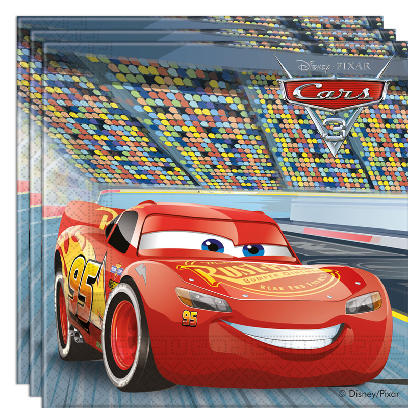 Läs mer om Cars 3 Servetter