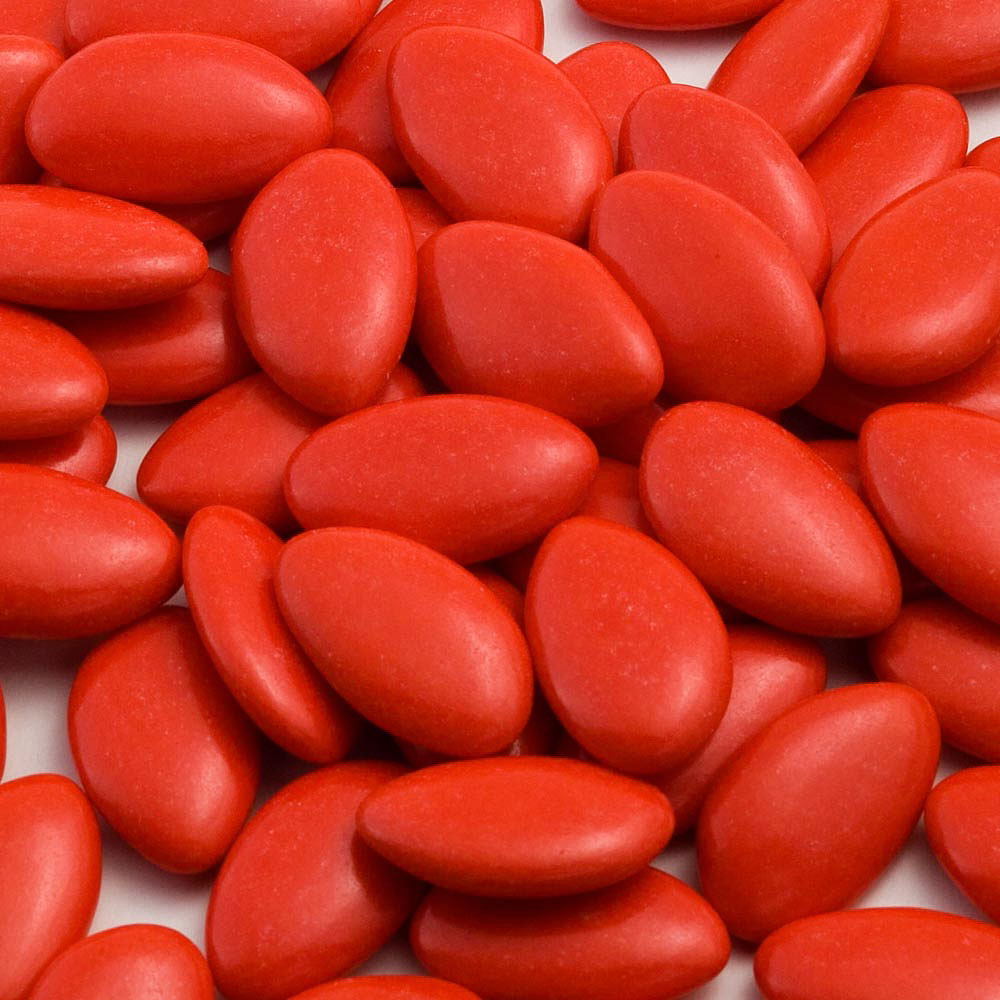 Chokladdragéer Röd