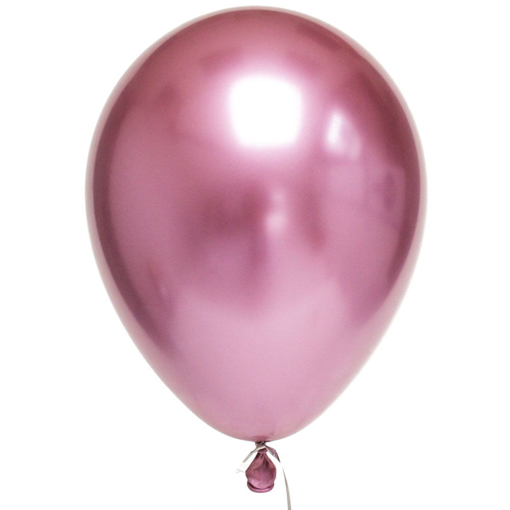 Läs mer om Chrome Ballonger Rosa